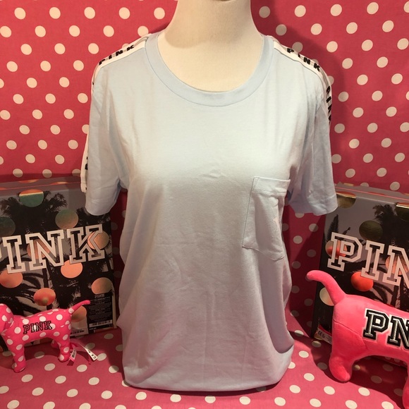 NWT VS PINK Camo Campus Tee - Picture 2 of 6